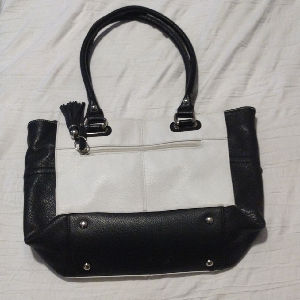 Elegant Black and White Women's Tote Bag